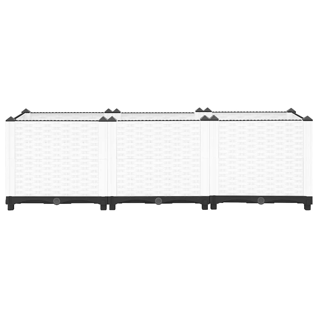 Fioriera Rialzata 120x40x38 cm in Polipropilene