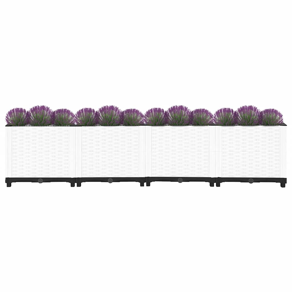 Fioriera Rialzata 160x40x38 cm in Polipropilene