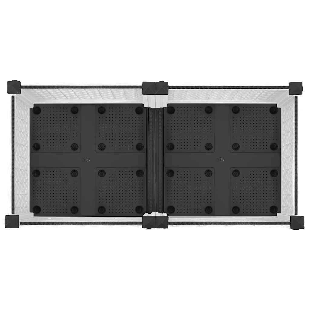 Fioriera Rialzata 80x40x71 cm in Polipropilene