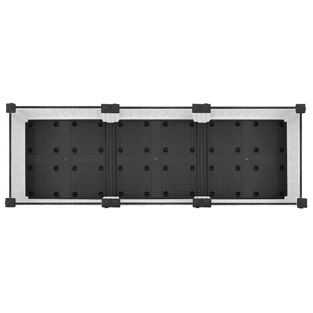 Fioriera Rialzata 120x40x71 cm in Polipropilene