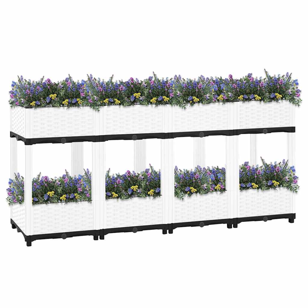 Fioriera Rialzata 160x40x71 cm in Polipropilene