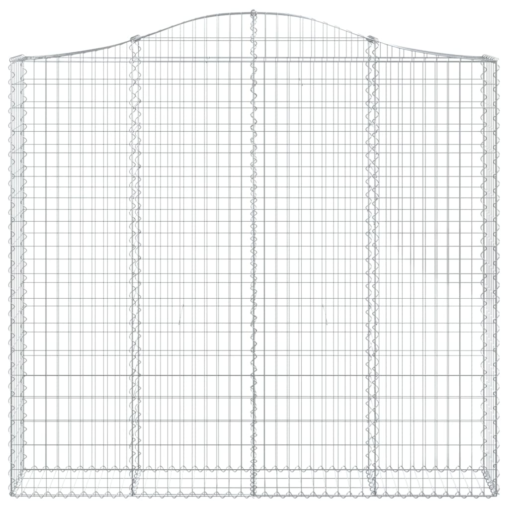 Cesto Gabbione ad Arco 200x30x180/200 cm Ferro Zincato