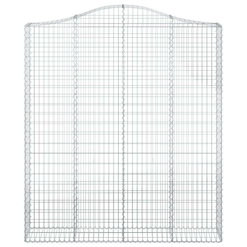 Cesto Gabbione ad Arco 200x30x220/240 cm Ferro Zincato