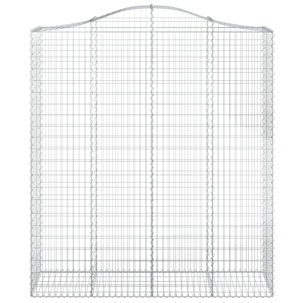 Cesto Gabbione ad Arco 200x50x220/240 cm Ferro Zincato
