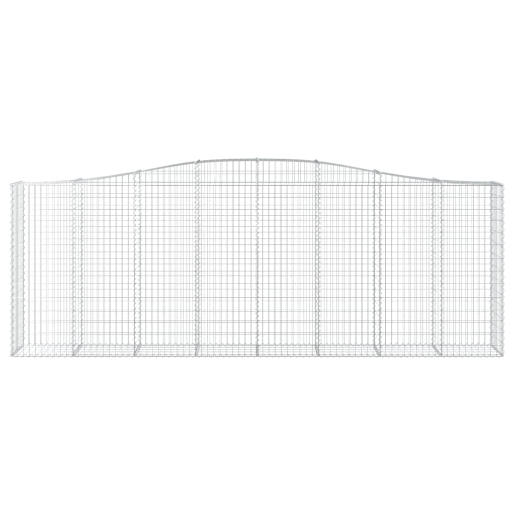 Cesto Gabbione ad Arco 400x50x140/160 cm Ferro Zincato