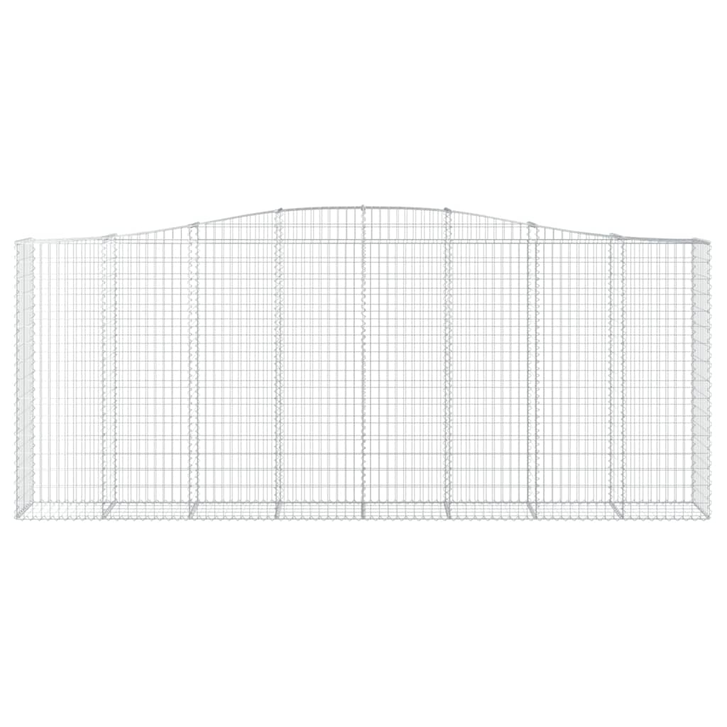 Cesto Gabbione ad Arco 400x50x160/180 cm Ferro Zincato