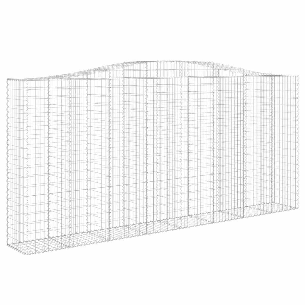 Cesto Gabbione ad Arco 400x50x180/200 cm Ferro Zincato