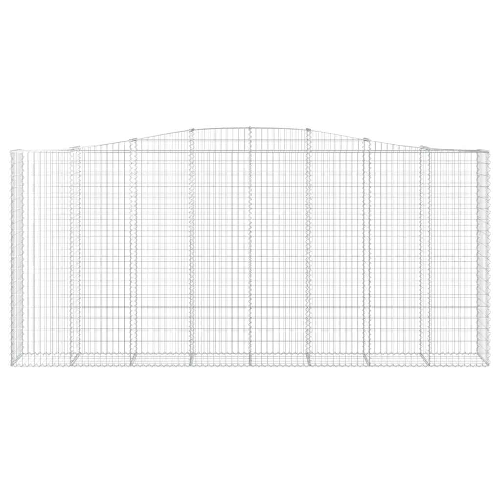 Cesto Gabbione ad Arco 400x50x180/200 cm Ferro Zincato