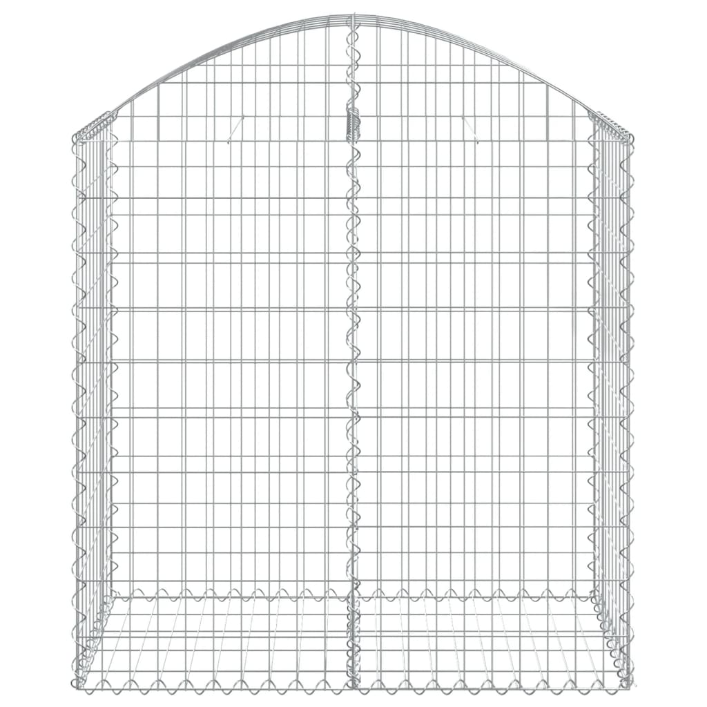 Cesto Gabbione ad Arco 100x50x100/120 cm Ferro Zincato