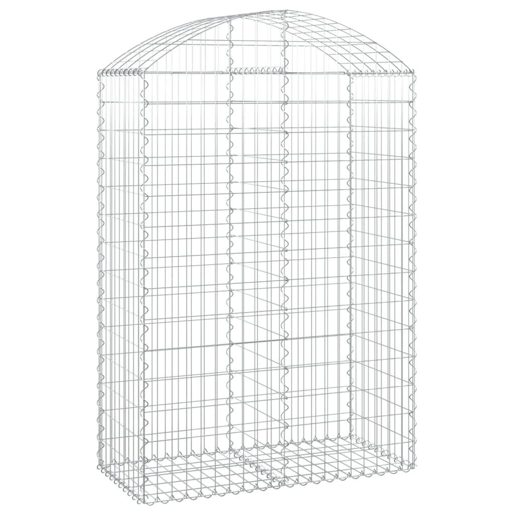 Cesto Gabbione ad Arco 100x50x140/160 cm Ferro Zincato