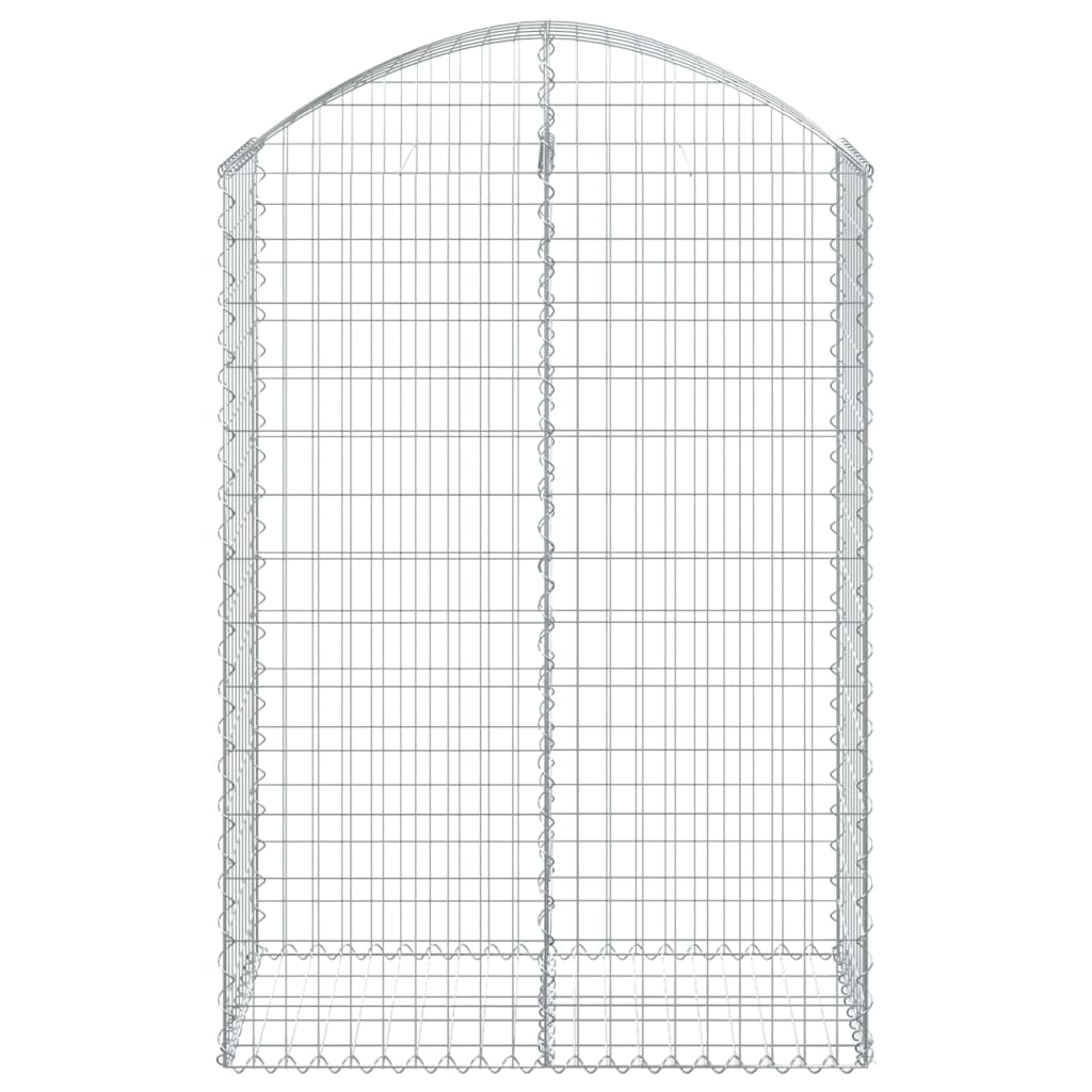 Cesto Gabbione ad Arco 100x50x140/160 cm Ferro Zincato