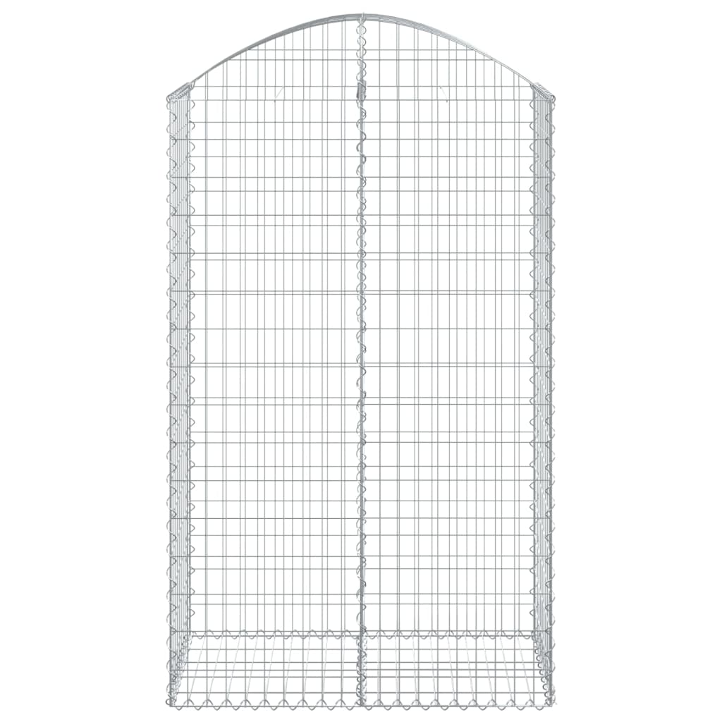 Cesto Gabbione ad Arco 100x50x160/180 cm Ferro Zincato