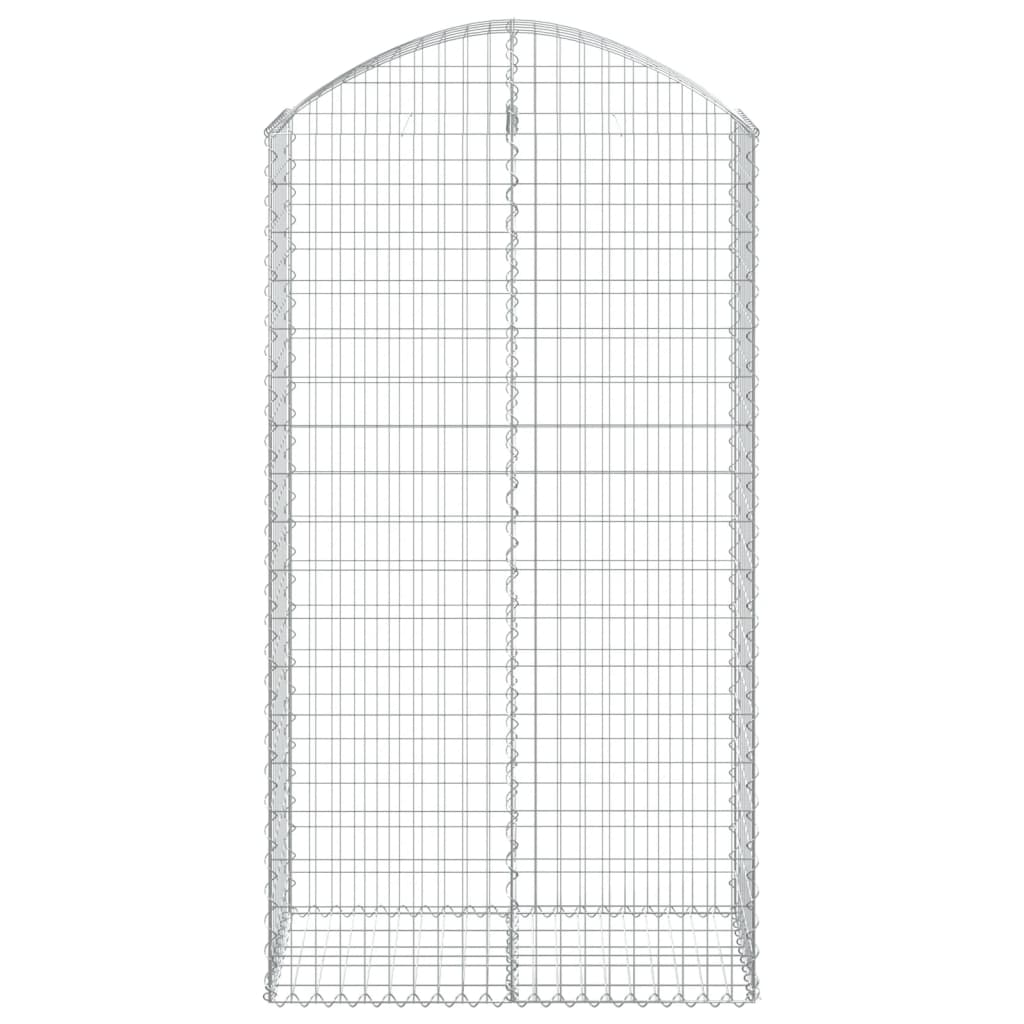 Cesto Gabbione ad Arco 100x50x180/200 cm Ferro Zincato