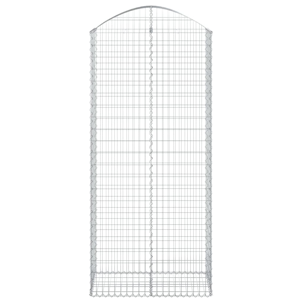 Cesto Gabbione ad Arco 100x50x220/240 cm Ferro Zincato