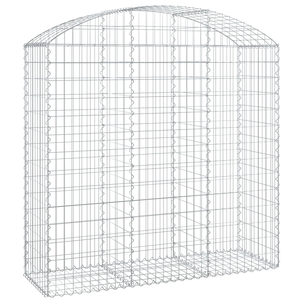 Cesto Gabbione ad Arco 150x50x140/160 cm Ferro Zincato