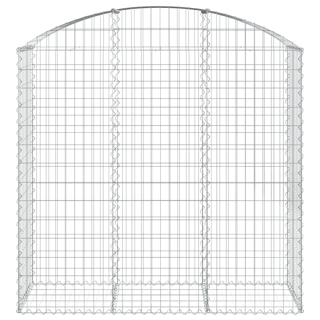 Cesto Gabbione ad Arco 150x50x140/160 cm Ferro Zincato
