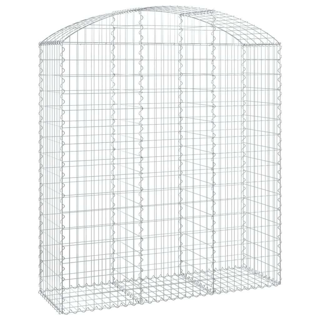 Cesto Gabbione ad Arco 150x50x160/180 cm in Ferro Zincato