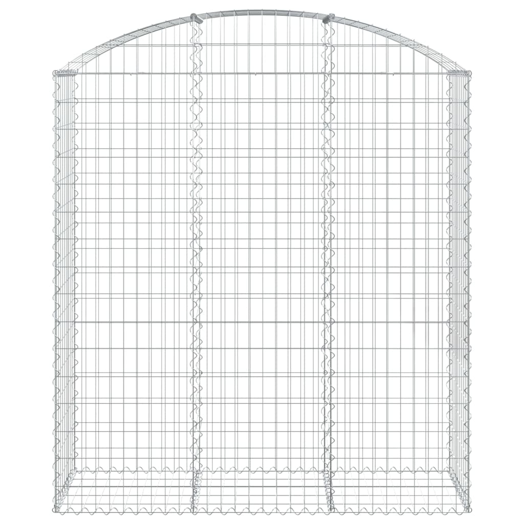 Cesto Gabbione ad Arco 150x50x160/180 cm in Ferro Zincato