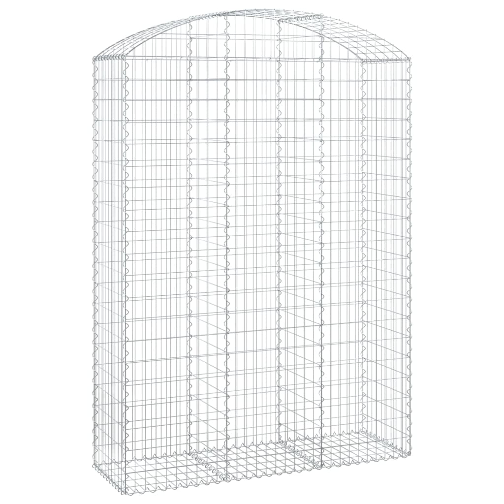 Cesto Gabbione ad Arco 150x50x200/220 cm Ferro Zincato