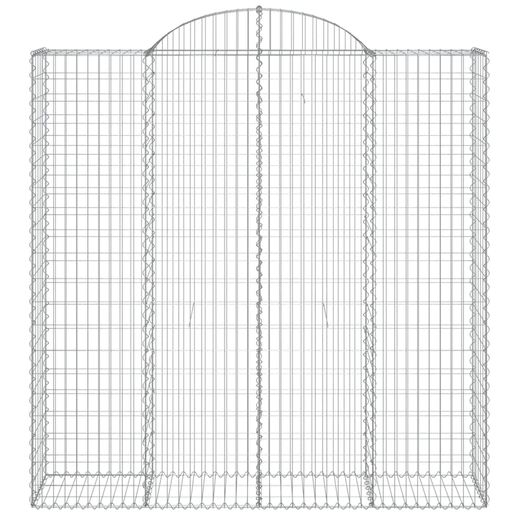 Cesto Gabbione ad Arco 200x50x200/220 cm Ferro Zincato