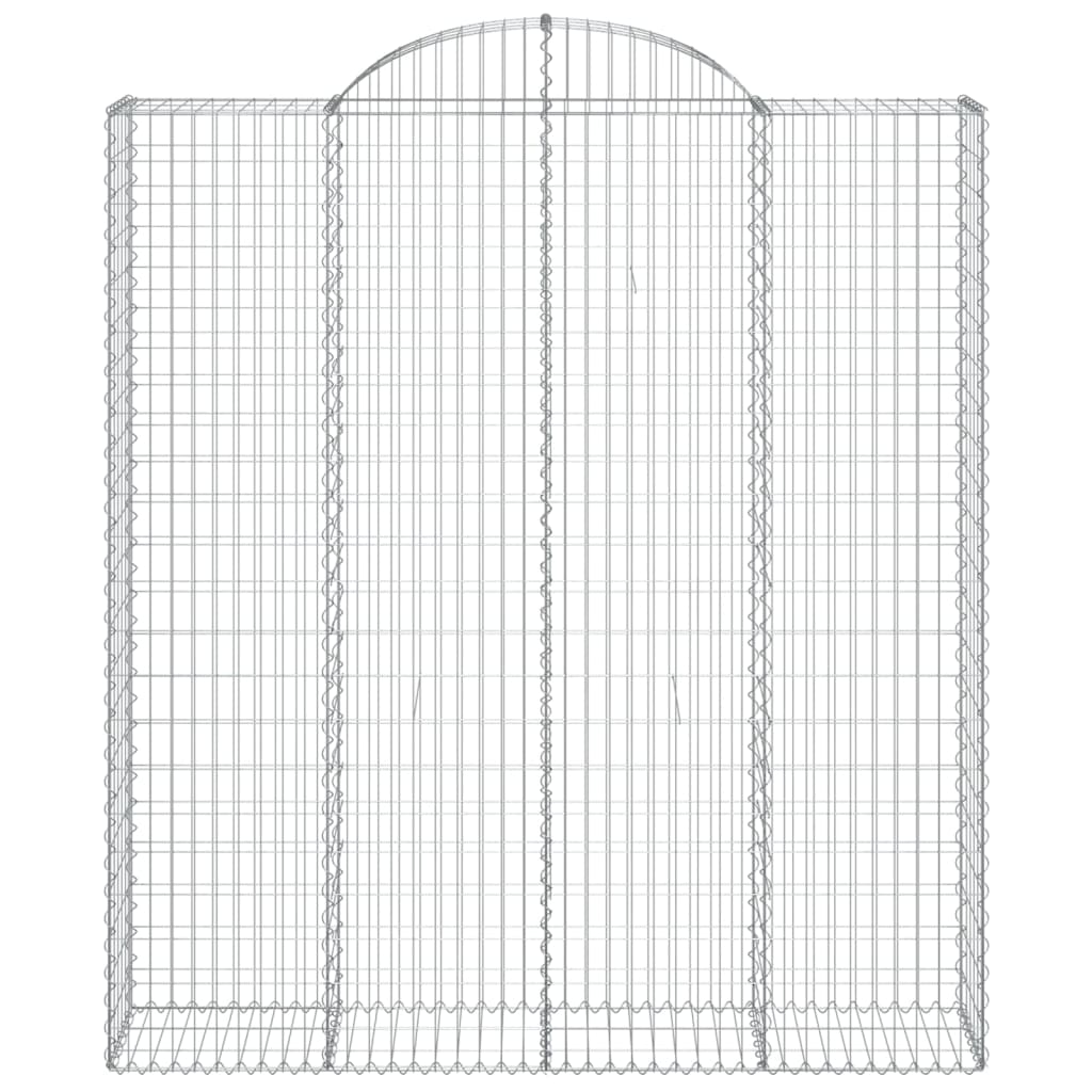 Cesto Gabbione ad Arco 200x50x220/240 cm Ferro Zincato
