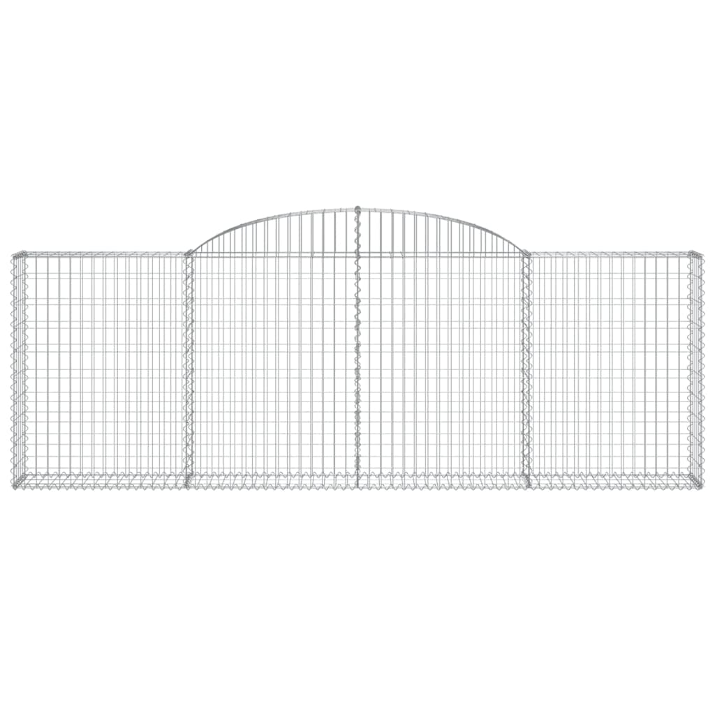 Cesto Gabbione ad Arco 300x30x100/120 cm Ferro Zincato