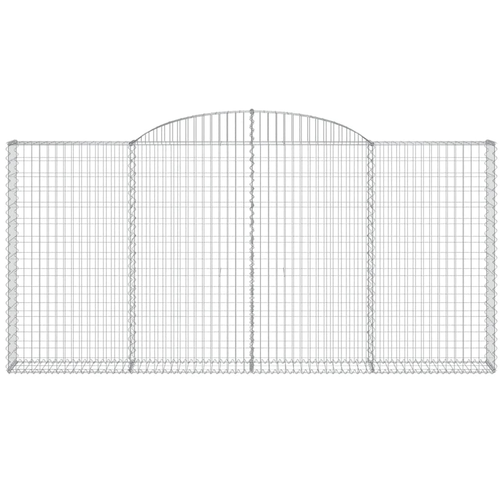 Cesto Gabbione ad Arco 300x30x140/160 cm Ferro Zincato