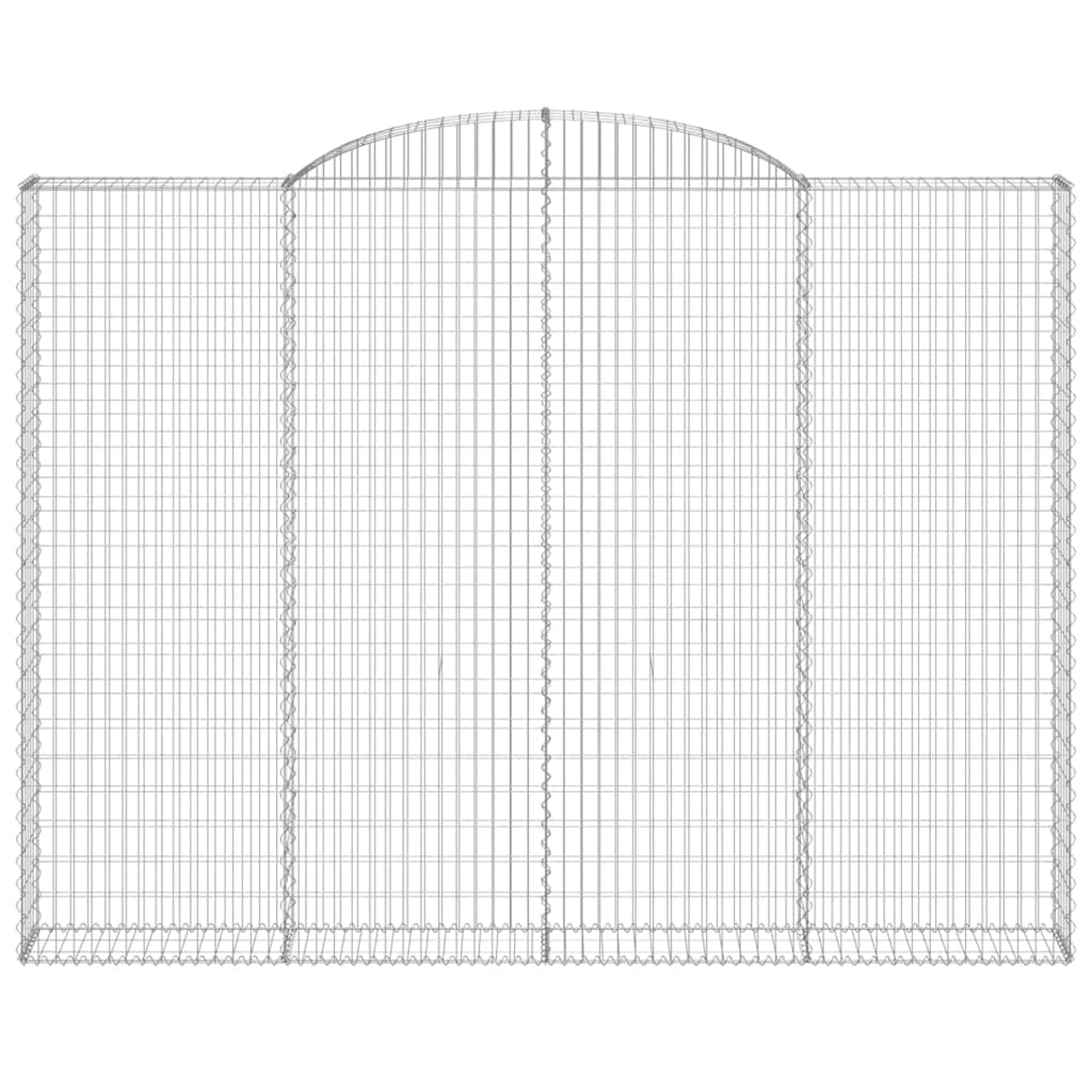 Cesto Gabbione ad Arco 300x30x220/240 cm Ferro Zincato