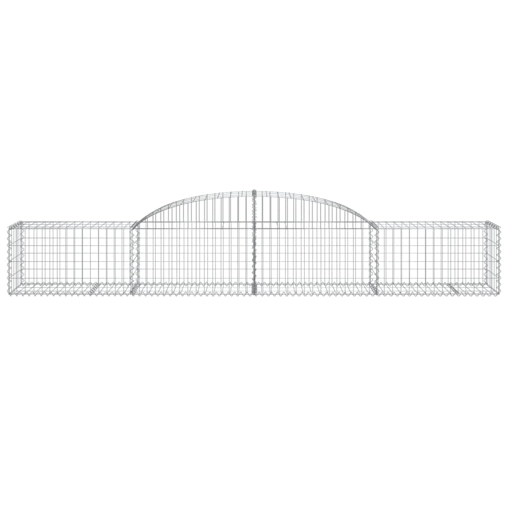 Cesto Gabbione ad Arco 300x50x40/60 cm Ferro Zincato