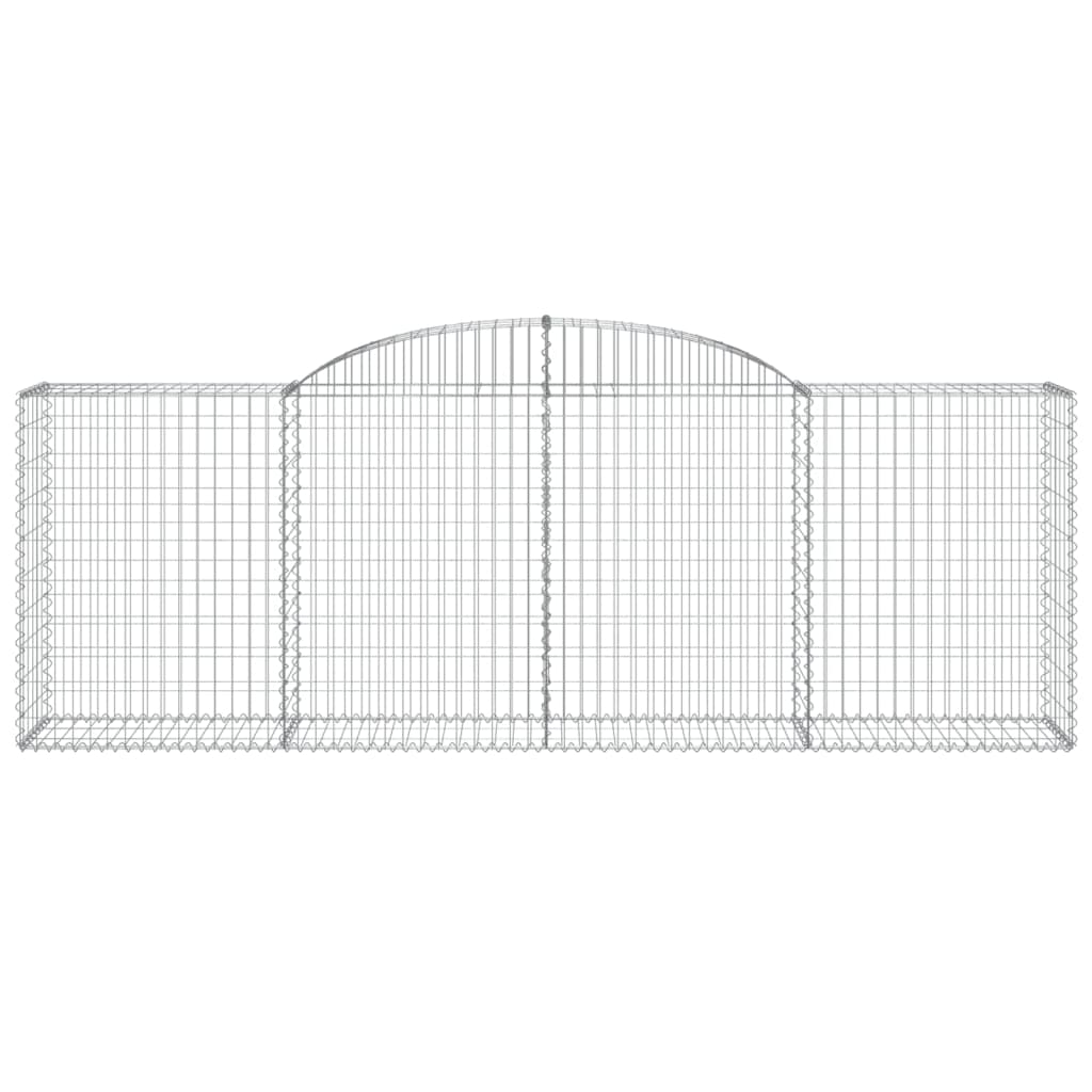 Cesto Gabbione ad Arco 300x50x100/120 cm Ferro Zincato
