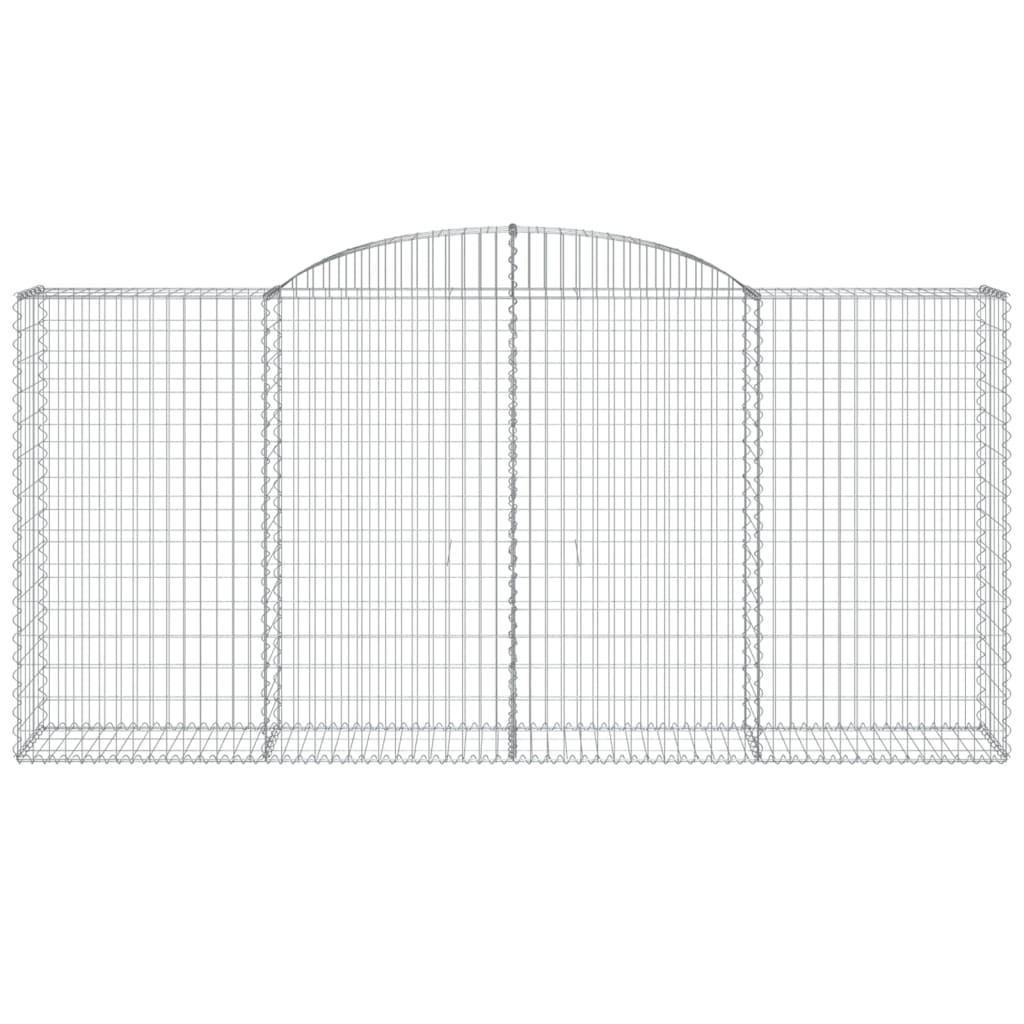 Cesto Gabbione ad Arco 300x50x140/160 cm Ferro Zincato
