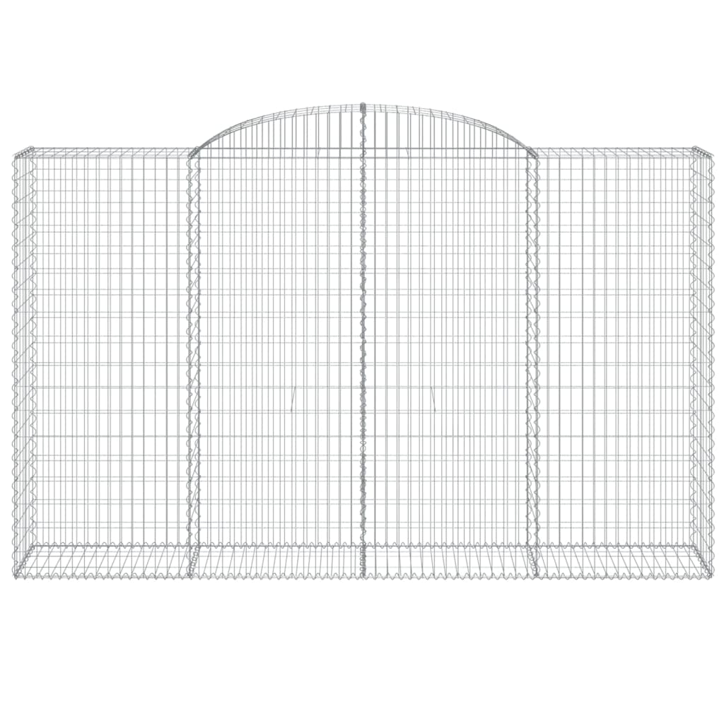 Cesto Gabbione ad Arco 300x50x180/200 cm Ferro Zincato