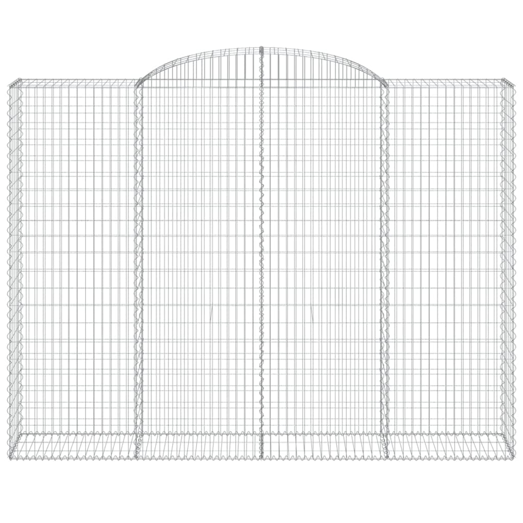 Cesto Gabbione ad Arco 300x50x220/240 cm Ferro Zincato