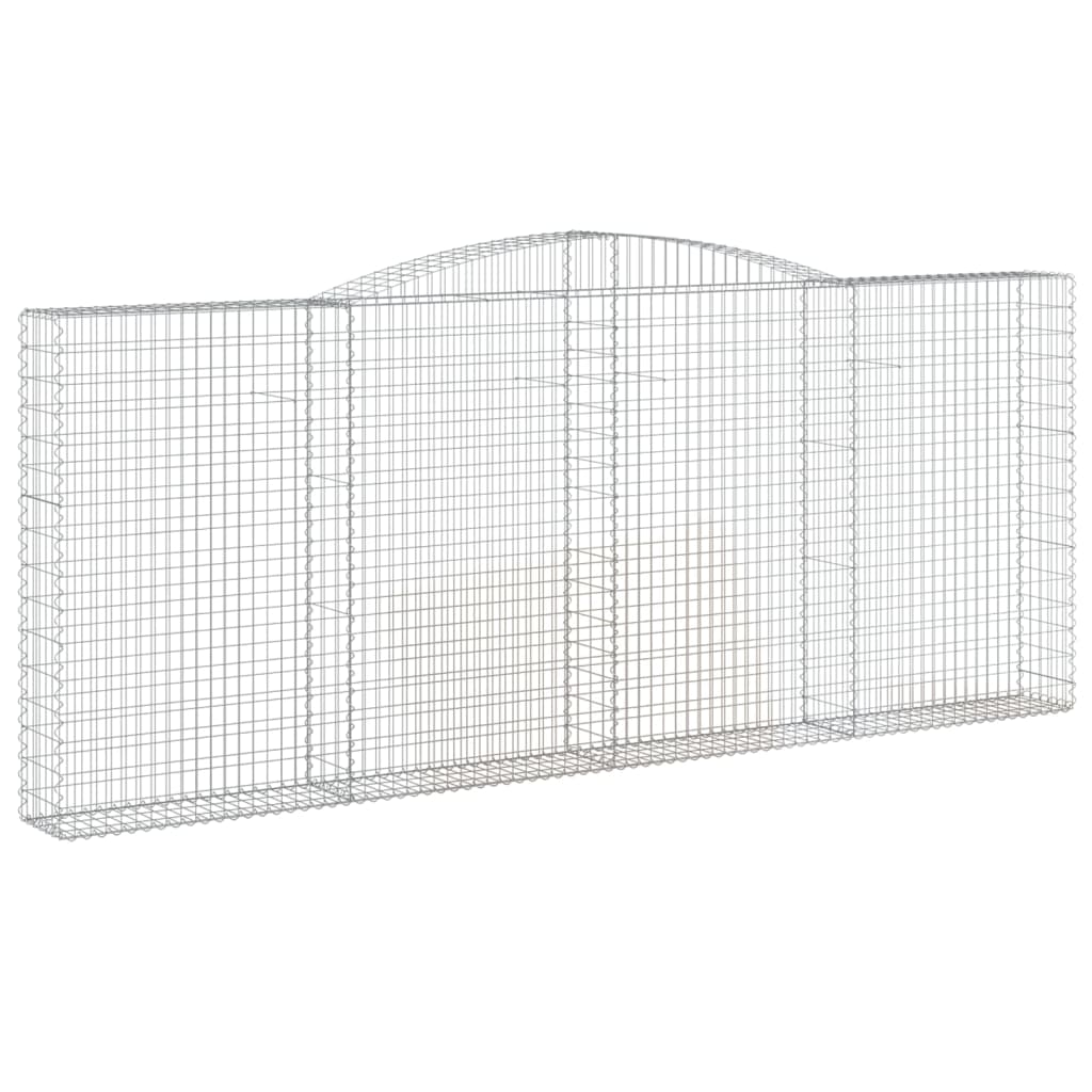 Cesto Gabbione ad Arco 400x30x160/180 cm Ferro Zincato