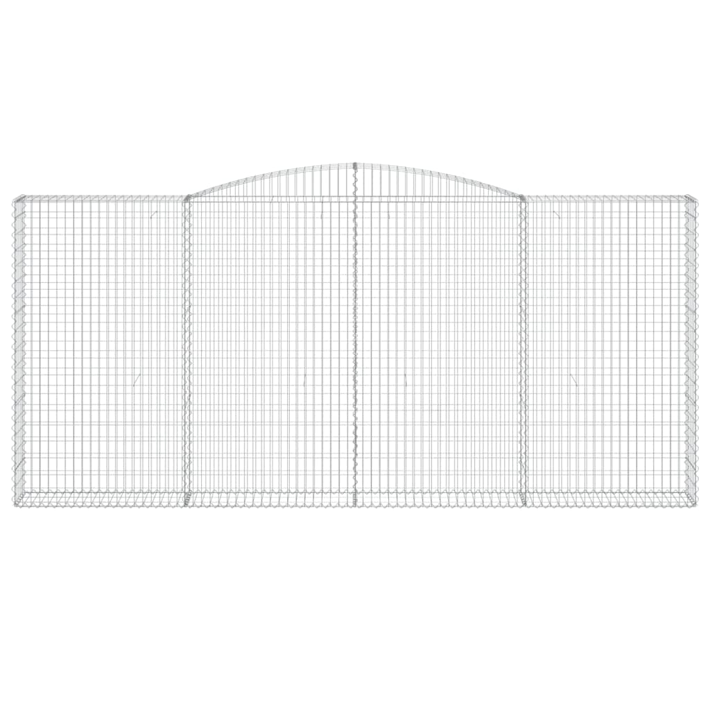 Cesto Gabbione ad Arco 400x30x180/200 cm Ferro Zincato