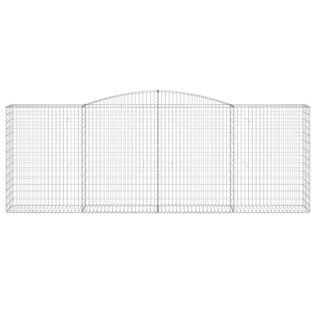 Cesto Gabbione ad Arco 400x50x140/160 cm Ferro Zincato