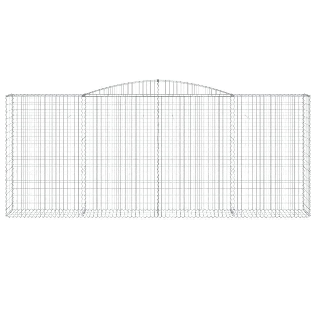 Cesto Gabbione ad Arco 400x50x160/180 cm Ferro Zincato