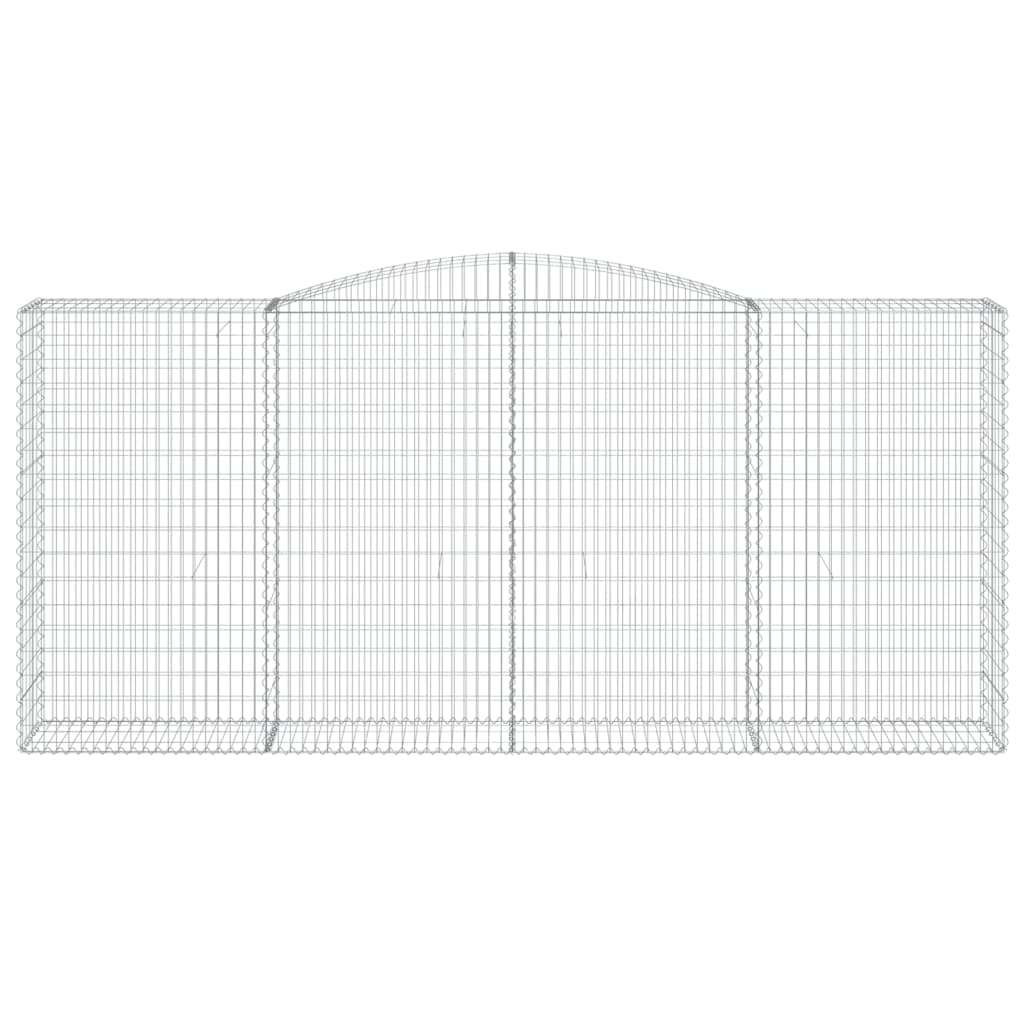 Cesto Gabbione ad Arco 400x50x180/200 cm Ferro Zincato