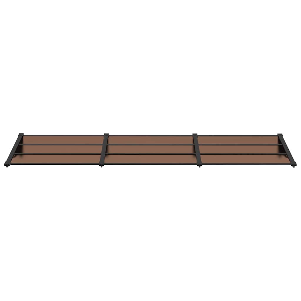 Tettoia per Porta Nera 297,5x90 cm in Policarbonato