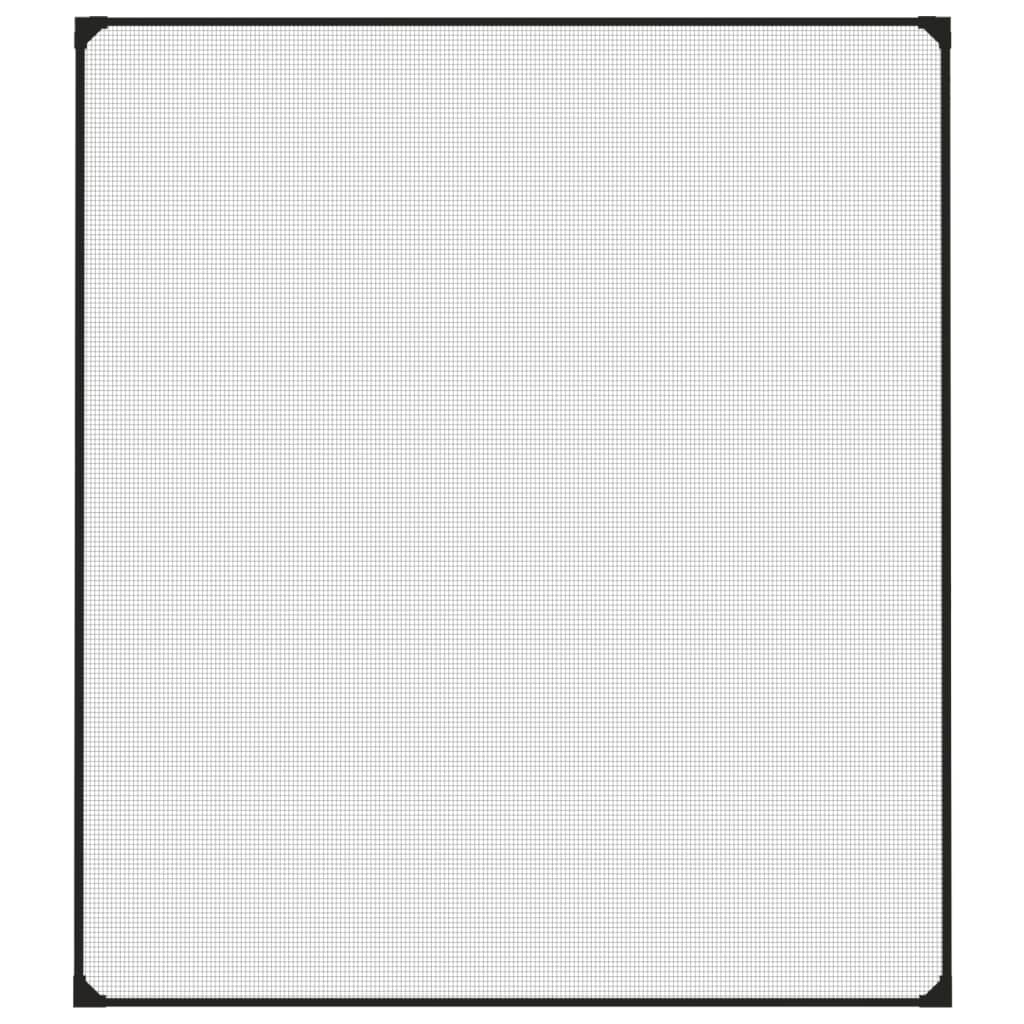 Zanzariera Magnetica per Finestre Antracite 120x140 cm