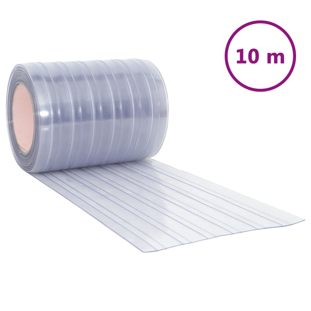Tenda per Porte Trasparente 300 mm x 2,6 mm 10 m in PVC