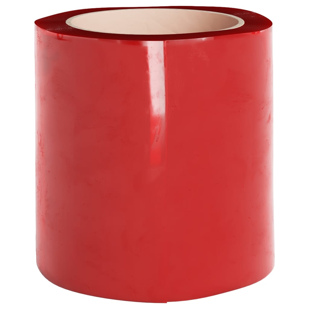 Tenda per Porte Rossa 200 mm x 1,6 mm 10 m in PVC