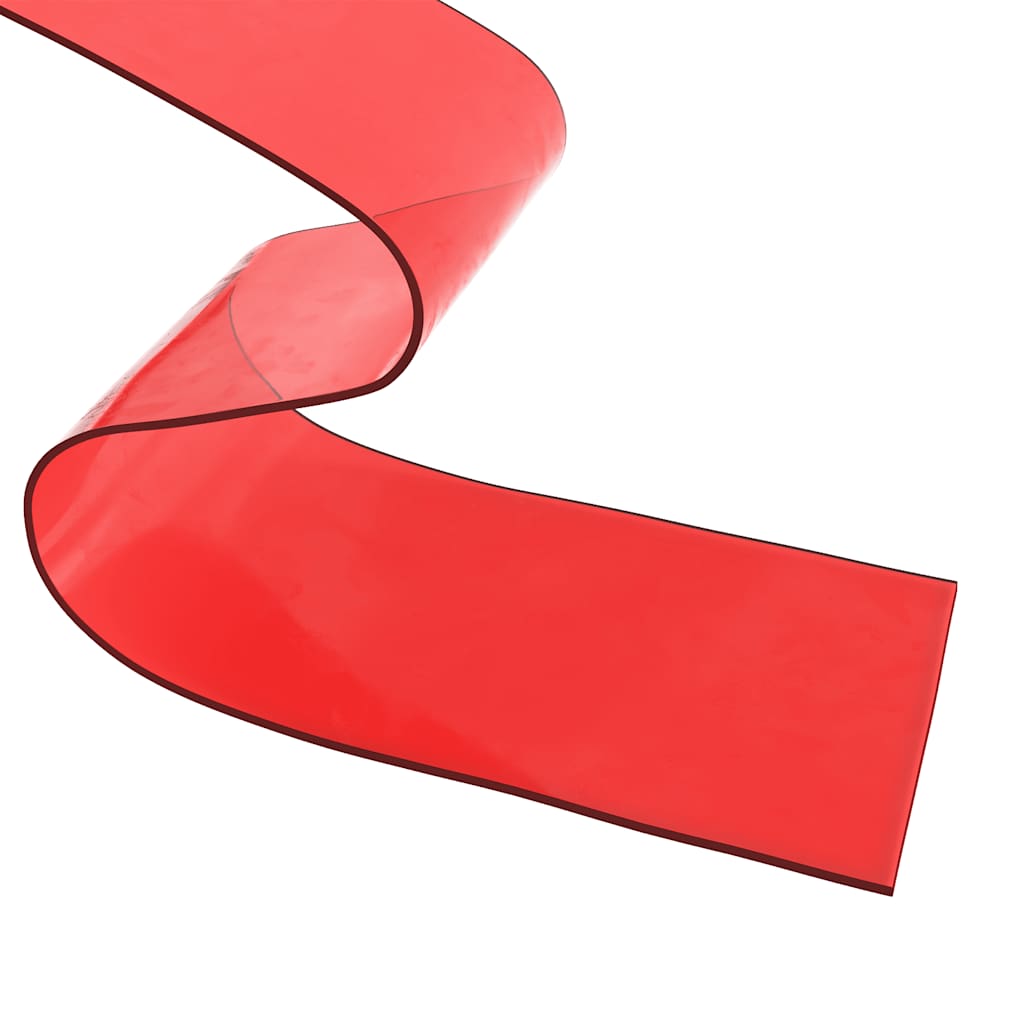 Tenda per Porte Rossa 300 mm x 2,6 mm 25 m in PVC