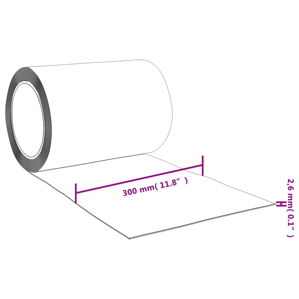 Tenda per Porte Blu 300 mm x 2,6 mm 10 m in PVC