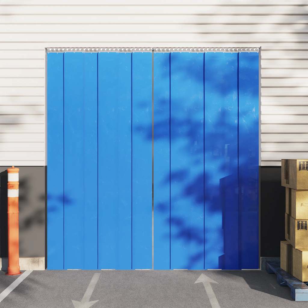 Tenda per Porte Blu 300 mm x 2,6 mm 25 m in PVC