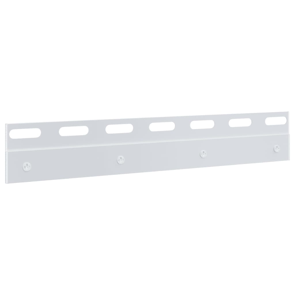 Piastre di Collegamento 4 pz Argento 28 cm Acciaio Inossidabile