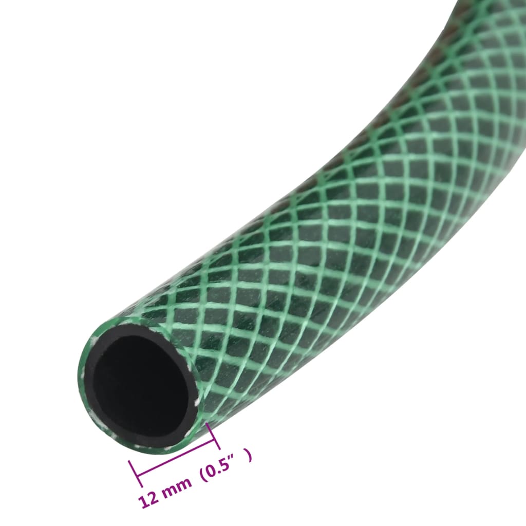 Set Tubo da Giardino con Raccordi Verde 0,5" 20 m in PVC