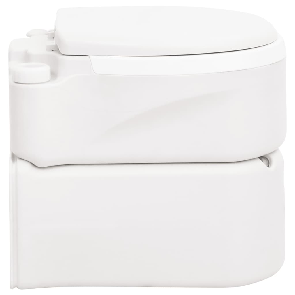 Toilette Integrata da Campeggio Bianca 24+17 L HDPE e PP