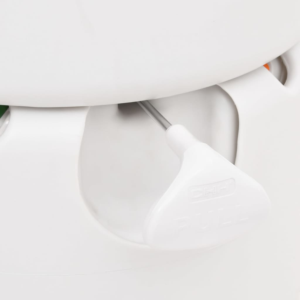 Toilette Integrata da Campeggio Bianca 24+17 L HDPE e PP