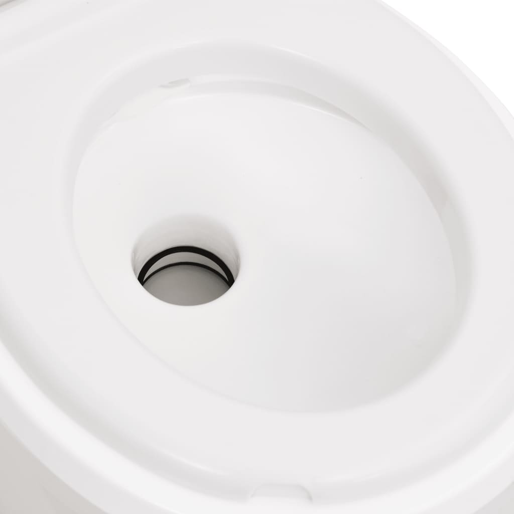 Toilette Integrata da Campeggio Bianca 24+17 L HDPE e PP